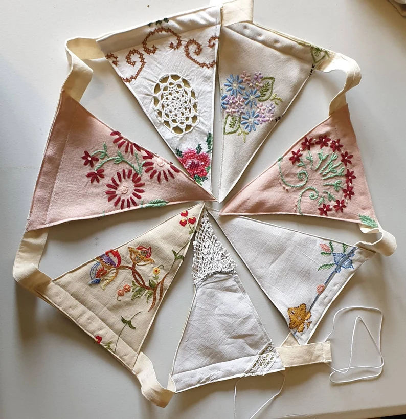 Eco-Chic Handmade Bunting